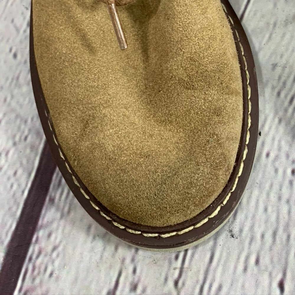 Tucker + Tate Tan Suede Lace Up Oxford Derby Shoes - Picture 6 of 9